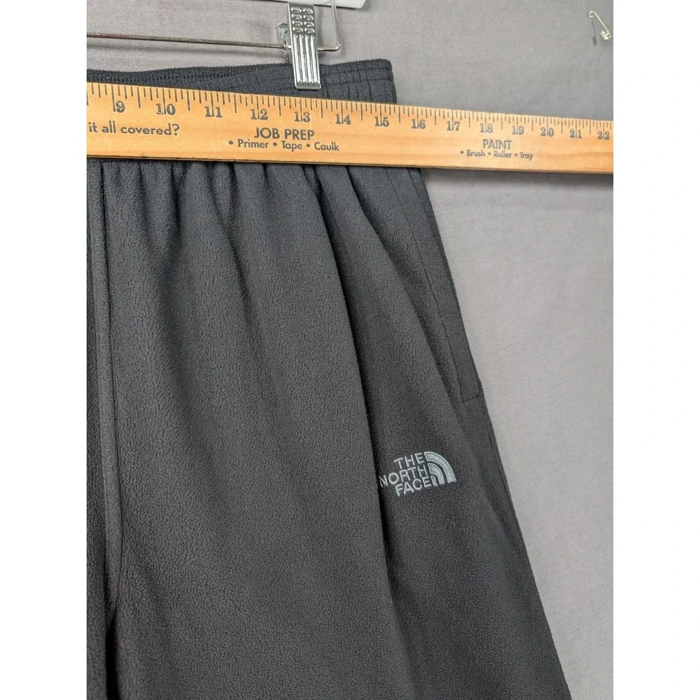 The North Face Mens TKA 100 Fleece Pants Gray Elastic Waist Large TCO2/TMO2